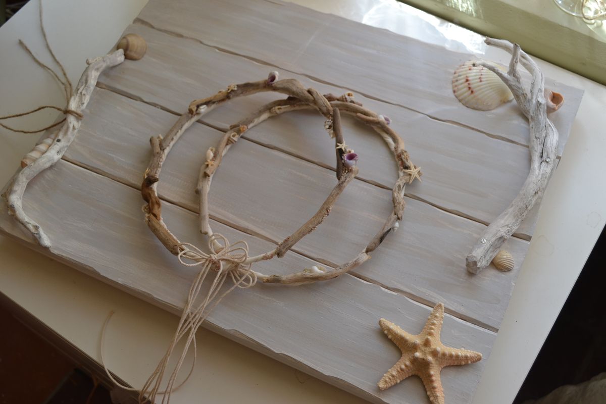 Marine Themed and Wedding Crown from Driftwood